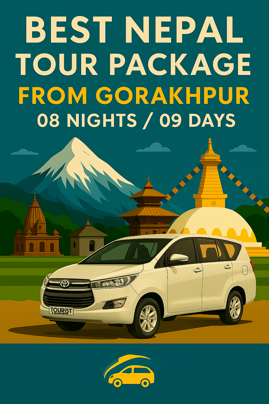 🏔️ Best Nepal Tour Package from Gorakhpur – 08 Nights / 09 Days